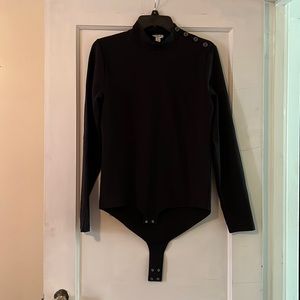 Womens black body suit